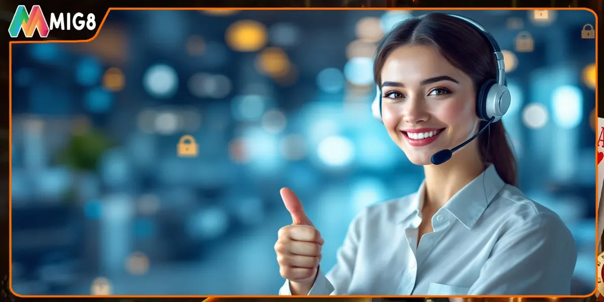 Nhận trợ giúp tức thì trên trang hỗ trợ khách hàng MIG8